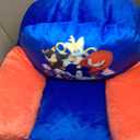 Sonic the Hedgehog Kids Sofa Bean Bag Armchair, Soft Plush Lounge Chair for Bedroom or Playroom, 17" W x 17" D x 20" H