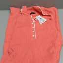 MEROKEETY Women's V Neck Ribbed Knit Maxi Dress Button Short Sleeve Slim Fit Bodycon Sweater Dress (Watermelon), XL