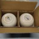 Metflavor Stoneware Dinnerware Sets for 4, 12-Piece Scratch Resistant Plates and Bowls Set, Dishwasher and Microwave Safe Ceramic Dishes Set, Ribbed, Sculpted Dune