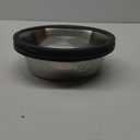 Hamiledyi Stainless Steel Dog Cat Bowl with Rubber Base 4 Pack Pet Feeder and Water Bowls Stackable Non-Slip Puppy Dishes for Small Medium Animals Kitten Rabbit