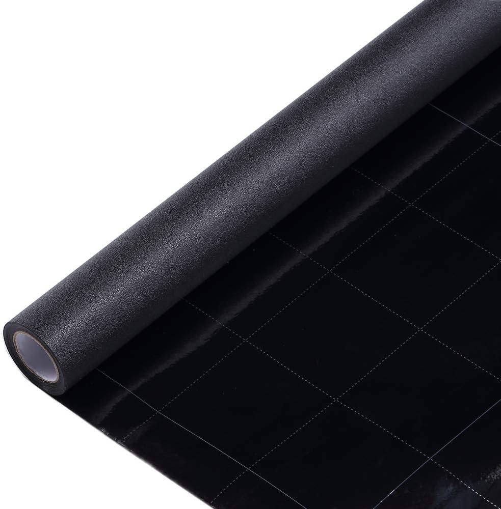 VELIMAX Static Cling Total Blackout Window Film Privacy Room Darkening Window Tint Black Window Cover 100% Light Blocking No Glue (29.5 x 78.7 inches)
