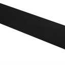 1'' Rise Solid Rubber Wheelchair Ramp,Threshold Ramp Used for Thresholds,Doorways and Bathroom (High:1 Inch(Pack of 1)) Black