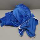 AZHCHKE Stuffed Animal Storage Bean Bag Chair Cover for Adults (No Filler), Soft Comfy Velvet Beanbag Chair Cover Machine Washable, Adults Bean Bag Chair with Handle for Living Room Bedroom, Dark Blue