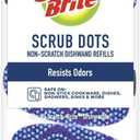 Scotch-Brite Scrub Dots Non-Scratch Dishwand Refills, Dishwand Refills for Cleaning Kitchen, Bathroom, and Household, Non-Scratch Refills Safe for Non-Stick Cookware, 18 Dishwand Refills