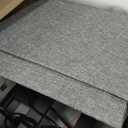 Bedside Table Lamps Set of 2 - Touch Nightstand Lamp for Bedroom with USB C+A Charging Ports & AC Outlets, 3-Way Dimmable Desk Lamp Grey Fabric Shade for Bedroom Living Room, Office(Bulb Included)