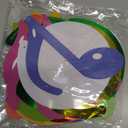 30Ct Colorful Music Sign Hanging Swirl Decorations - Music Sign Birthday Party Supplies Fan Decors