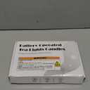 Homemory 24pcs Flameless LED Tea Lights with Remote & Timer, 400+Hours Realistic Flickering Battery Candles for Seasonal, Tabletop, and Centerpieces Decor (Warm White Glow, White Base)