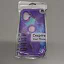 Hocase for iPhone 16 Plus Case 6.7", Heavy Duty Shockproof Protection Soft Silicone Rubber+Hard Plastic Bumpers Hybrid Protective Case for iPhone 16 Plus 2024 - When Purple Meets Blue