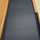 Ophanie Kitchen Mats for Floor, 3/4 Inch Thick Kitchen Rugs, 20'' x 48'' Anti Fatigue Standing Cushioned Mat, Waterproof,Comfort Ergonomic Mat for Office, Home, Sink, Blue Non-Slip Bottom
