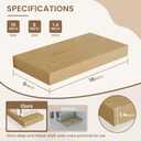 Dreamland 32 Inches Wall Mounted Wood Floating Shelves, Oak, 2 Pack