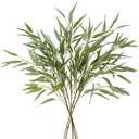 Melorca&Guilla Artificial Plants,6PCS 39" Green Eucalyptus Faux Branches for Vase,Faux Greenery Stems Artificial Plants for Shop Garden Office Home Dcor (6, Green Eucalyptus)