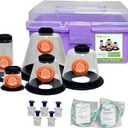 Pet Oxygen Mask Set - Veterinary Designed Breathing Aid for Dogs/Cats/Birds/Animals - 5 Sizes - Easy to Clean & Connect to Oxygen Source - Ensures Comfort & More Oxygen Delivery