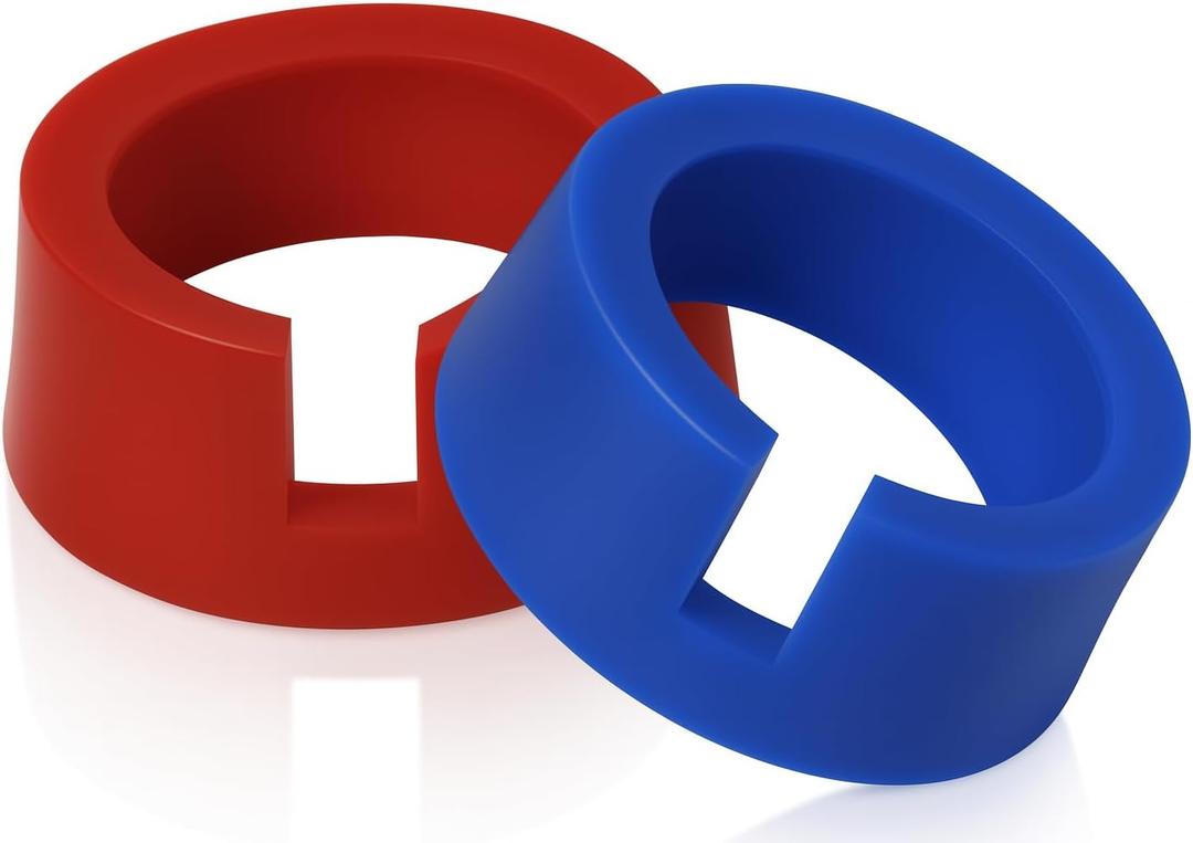 HVAC Gauge Boots 49190 Cover for Yellow Jacket JB 3-1/8" HVAC Gauges, AC Gauge Protector Boots 4910 Refrigerant Gauges Manifold Protective Covers (Pack of 2)