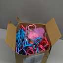 Fainne 150 Sets Valentine's Day Heart Pens Valentine Party Favor Heart Ballpoint Pens with Greeting Cards Set for Exchange Prizes Gift Party Favors Office Supplies