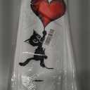 Cat Kitchen Towels Funny Tea Towels Cat Hand Towels for Cat Lovers Cat Dish Towels for Kitchen Cat Kitchen Towel Decorative Set of 4 Cat Bathroom Accessories Housewarming Gifts for Women