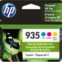 HP 935 Cyan, Magenta, Yellow Ink Cartridges (3-pack) | Works with HP OfficeJet 6810; OfficeJet Pro 6230, 6830 Series | N9H65FN (Combo 3-Pack)