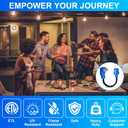 NEMA 14-50P to L14-30R Generator Transfer Switch Adapter Cord, 50A Male to 30A Female 250V/125V Generator RV EV Dryer House Adapter Plug, Twist Lock 4-Prong, STW 10AWG Heavy Duty Cable, 18 Inch