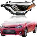 GXYWADY Headlights Replacement for 2014 2015 2016 Corolla Headlight Left Side 8115002E60 TO2502216