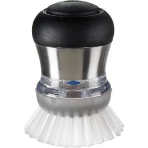 OXO Steel Soap Dispensing Palm Brush