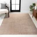 JONATHAN Y Haze Solid Low-Pile Beige Indoor Area Rug 12x15, Coastal,Bohemian,Minimalist,Classic, Easy-Cleaning for Living Room,Bedroom,Kitchen,Pet Friendly,Non-Shedding (SEU100G-15)