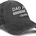 Dad Jokes Hat for Dad Papa Fathers Day Birthday Gifts for Men Dad from Daughter Son - Funny Black Dad Baseball Cap (One Size)
