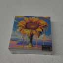 Sunflowers Plant Puzzle 1000 Pieces for Adults, Colorful Flowers Jigsaw Puzzles, Impossible Nature Art Puzzle as Floral Decor