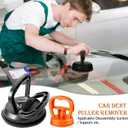 Dent Puller,Powerful Car Dent Puller, Car Dent Removal Kit,Dent Remover Tool for Car Body,Tiles Lifting,Objects Moving,Screen (1pcs Large Black+2pcs Small Orange)