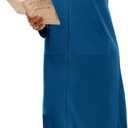 Ekouaer Women Zipper Robe Long Sleeves House Coat Soft Bathrobe Sleepwear with Pockets Housecoat Loungewear (Large)