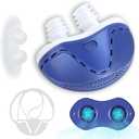 Anti Snoring Devices, Double Vortex Snoring Solution, Effective Snoring Prevention, Mini Stop Snoring Devices, Adjustable Wind Speed, Suitable for All Nose Shapes and Both Men and Women, E22-02