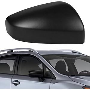 Passenger Right Side Mirror Cover Compatible with Subaru Impreza 2017 2018 2019 2020 2021 2022 2023 Without Turn Signals, Clip-on Rearview Door Mirror Cap Housing, Matte Black