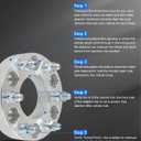 ECCPP Change Bolt Pattern from 6x135 to 6x5.5 Wheel Adapters 1.5 inch 6 Lug Fit for Ford for Expedition 1997-2014 for Ford for F-150 1997-2014-2PCS