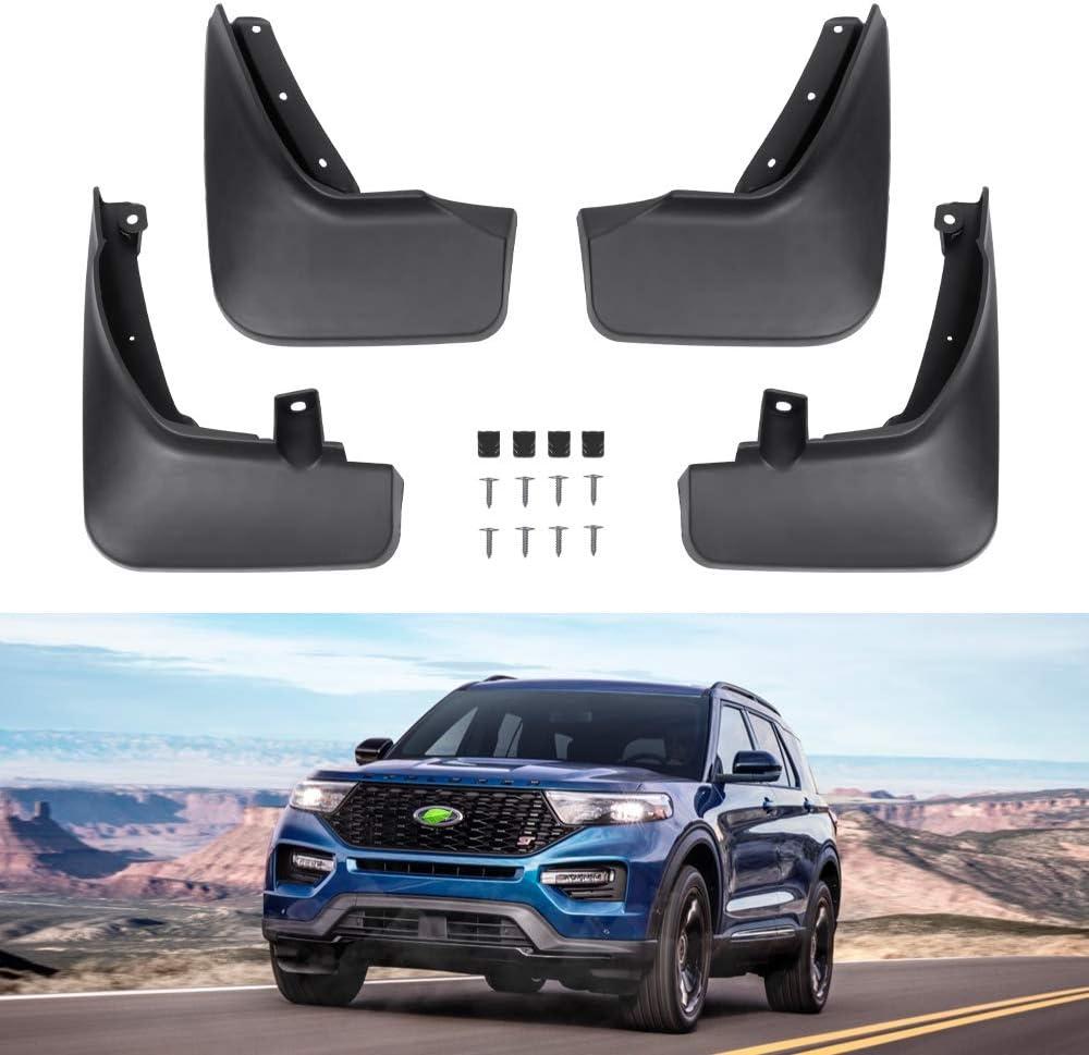 Autorder Mud Flpas Splash Guards for Ford Explorer 2020-2025 2026 Accessories Mudflap Fender Flares Front and Rear Mud Guard Set 4PCS