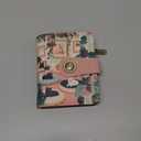 Cute Lovely Black Cats Small Rfid Women Wallet Bifold Zipper Coin Pocket PU Leather Compact Cash Travel Credit Card Holder for Female Ladies Teen Girls 1 ID Window 10 Card Slots