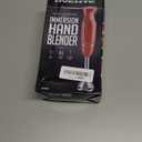 OVENTE Immersion Hand Blender, 300W Electric Handheld Portable Stick Mixer with 2 Mixing Speed and Stainless Steel Blades for Effortless Blending Smoothies, Shakes, Puree or Baby Food, Red HS560R