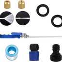 Jet Nozzle 2-in-1 High Pressure Power Washer Jet High Pressure Power Washer Wand for Garden Hose, with 2 Nozzles and Quick Connectors Blue