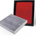 Engine & Cabin Air Filter Fits 2011-2017 CT200h, 2015-2021 NX300h, 2010-2015 Prius, 2012-2015 Prius Plug-In, 2012-2018 Prius V, 2016-2018 RAV4, Replacement for CF10285 CA10741