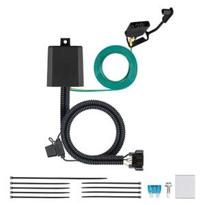 Custom 4 Way Trailer Wiring Harness 56420 Compatible with 2022-2024 Hyundai Santa Cruz/2019-2023 Hyundai Santa Fe/2020-2022 Palisade/2022-2023 Tucson, and Kia Telluride/Carnival