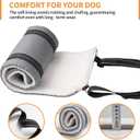 Dog Lift Harness for Large Dogs, Adjustable Comfortable Dog Sling with Handle, Knee & Rear Leg Support for Torn ACL Rehabilitation, Weak Rear Legs, Helps Senior, Disabled Canines(Grey,L)