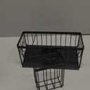 Sponge Holder for Kitchen Sink,Smiley Face Sink Caddy with Removable Brush Holder,Self-Draining Sponge Caddy for Soap,Dish Brush,Scrubber,Kitchen Essentials and Gadgets (1 Tier Black)