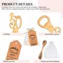 50Pcs 50th Birthday Bottle Opener Set, 50th Golden Bottle Openers Birthday Personalized Party Favors 50th Wedding Anniversaries Souvenirs Favors for Guests Gifts Decorations50th