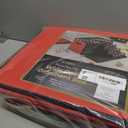 ZOBER Christmas Ornament Storage Box - Stores 128 3" Ornaments with Drawer Style Trays - Tear Proof 600D Oxford Fabric - Ornament Organizer Storage Box, Durable Christmas Containers Holder - Red