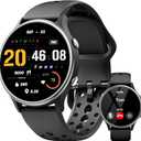 KEEPONFIT Smart Watches for Men, Fitness Tracker with Heart Rate & SpO2 Monitor, IP67 Waterproof Activity Tracker for Men & Women, Smart Watch for Android Phones and iPhone Compatible (Black)