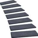 PURE ERA Ultra Plush Carpet Stair Treads 9.5 X 36 Inch Dark Gray 14 Pcs