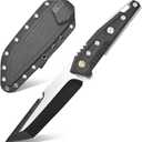 GTK35 Fixed Blade Knife DC53 Steel Tanto Blade Full Tang Nylon Fiberglass Handle Compact EDC Fix Knifes for Outdoor Camping Adventure Survival