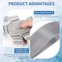 Adjustable High Chair Straps Replacement Compatible with Ingenuity for Most for Most 5 Point High Chairs,Secure Buckle,1PC