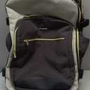 LOVEVOOK 40L Large Travel Backpack for Women Men, 17 Inch Carry on Backpack for Traveling on Airplane, Personal Item Bag Airline Approved, Business Causal Weekender Backpack, Black-Brown