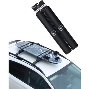 Ho Stevie! Surfboard/SUP Aero Roof Rack Pads (Set of 2 Pads, 28" or 17") for Cars with Crossbars (28")