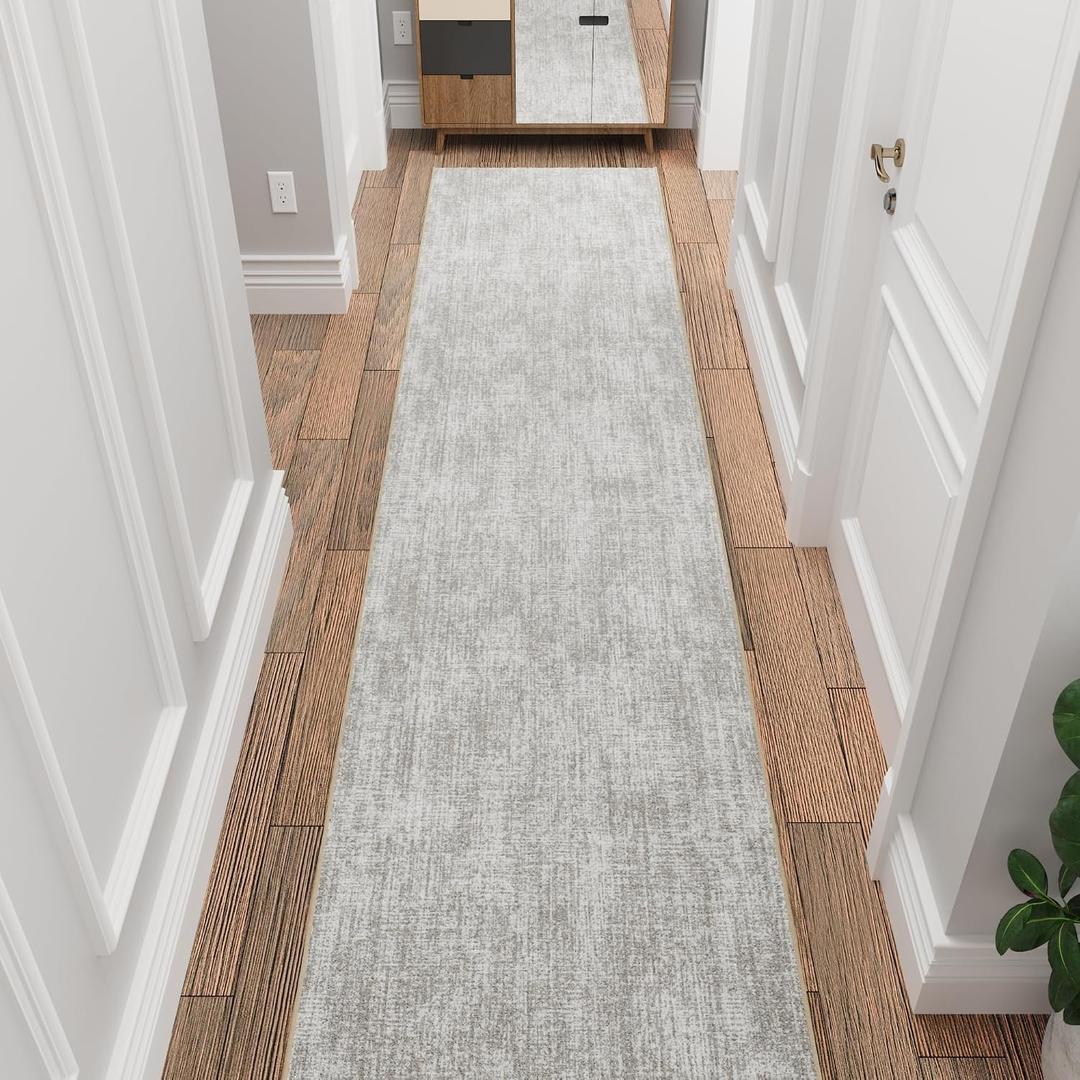 Ottomanson 2x22 Hallway Runner Rug – Extra Long Carpet Runner for Stairs, 1'10" x 22'
