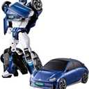 New TOBOT, TOBOT A, Youngtoys Transforming Collectible Vehicle to Robot, Heroes Animation Character Toys for Kids 4 and up Transform Toys Cars, Large Size 9-inch