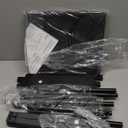 Luggage Rack for Guest Room, Folding Suitcase Stand for Bedroom Storage, Steel Luggage Stand with Waterproof Fabric, Easy to Install, Support 150 lb, Space Saving for Clothes Shoes